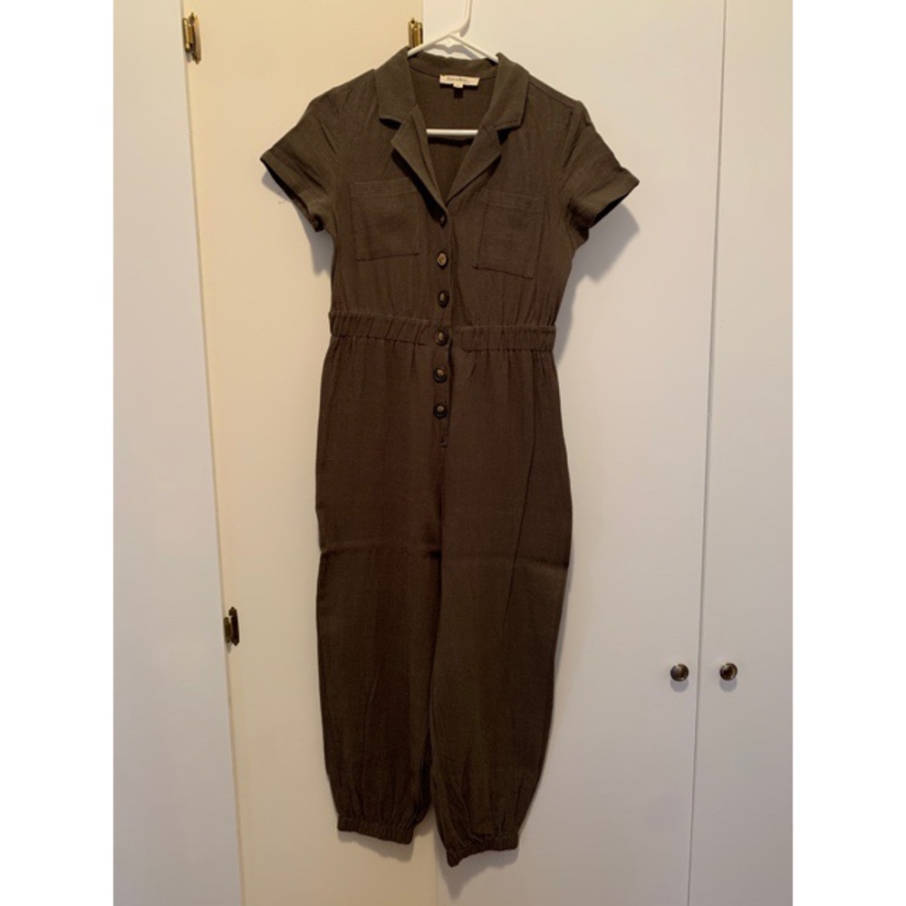 Green jumpsuit